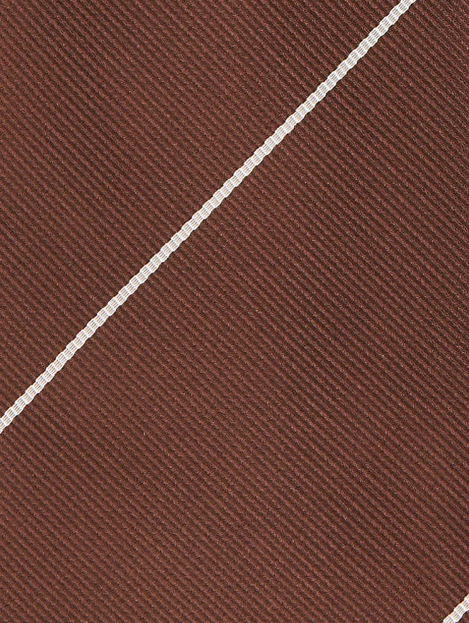 CORBATA REGIMENTAL MARRÓN PUROEGO