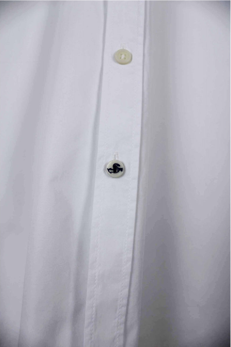 CAMISA OXFORD EFECTO LAVADO BLANCO PATADEGAYO