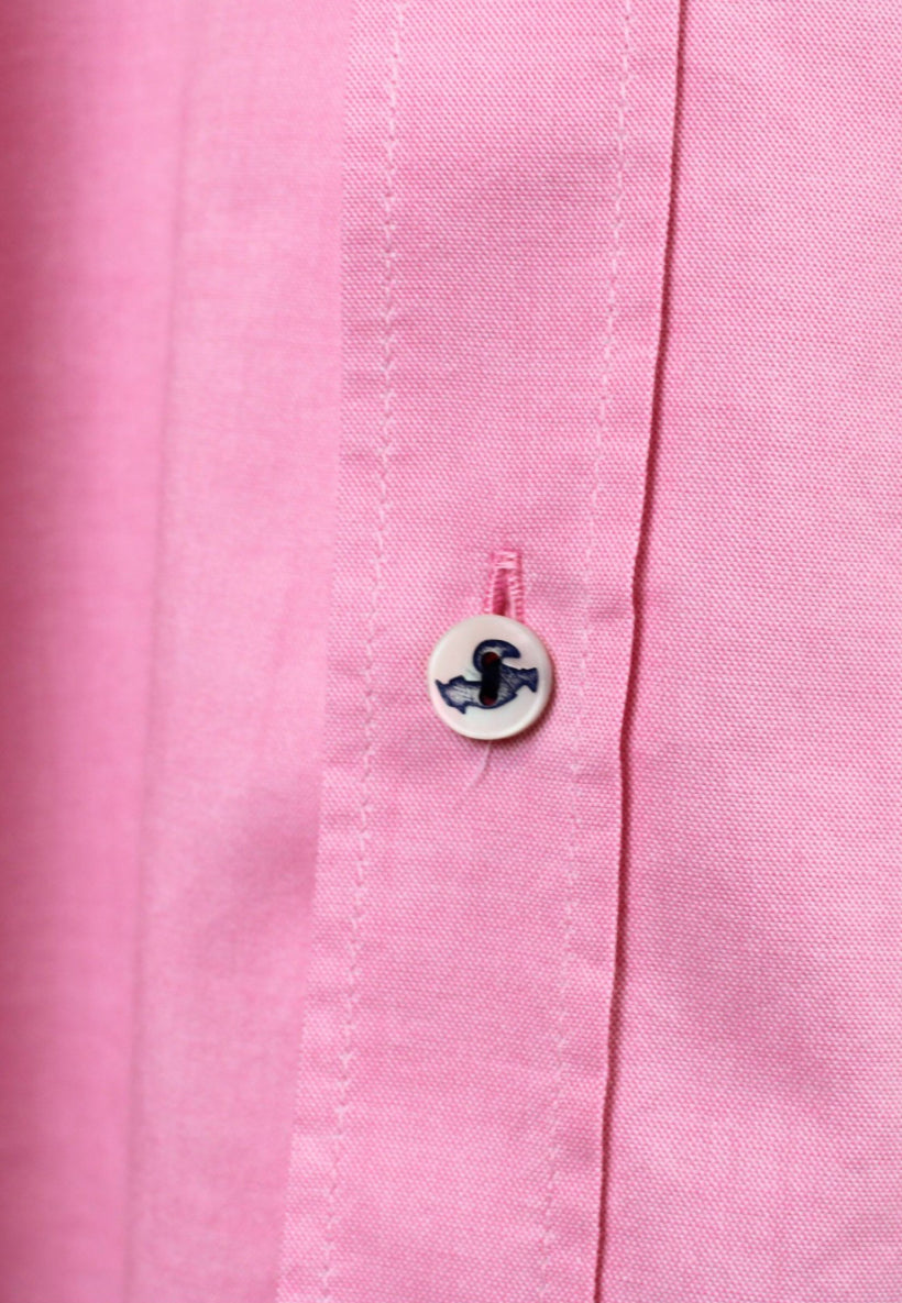 CAMISA OXFORD EFECTO LAVADO ROSA PATADEGAYO