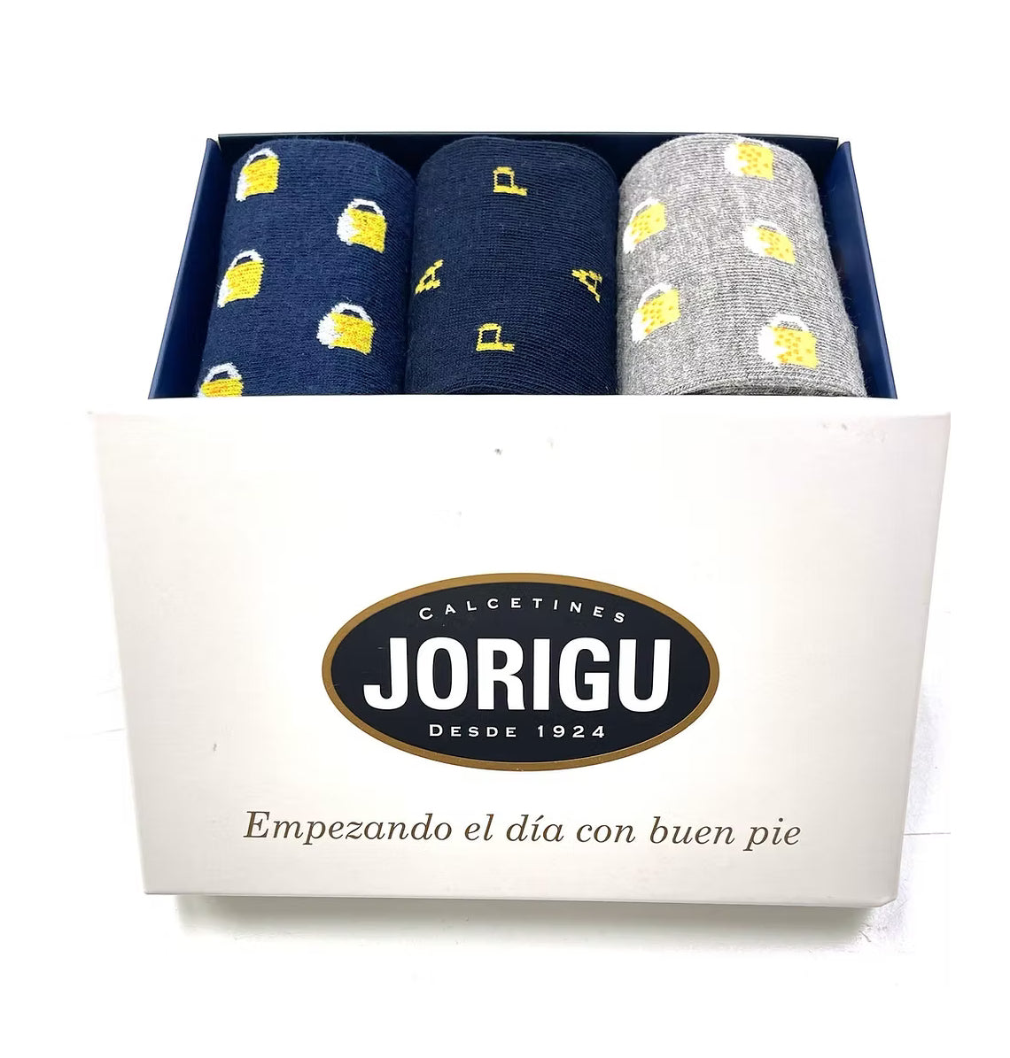 CAJA CALCETINES ALGODON SUPER PAPA CERVEZA