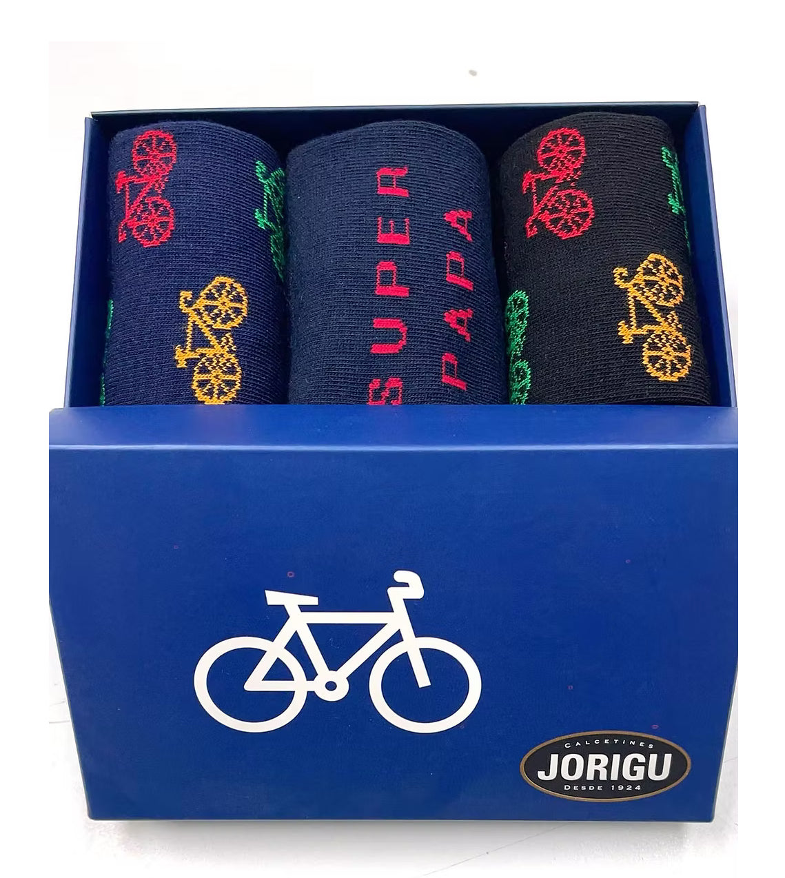 CAJA CALCETINES ALGODON SUPER PAPA BICI