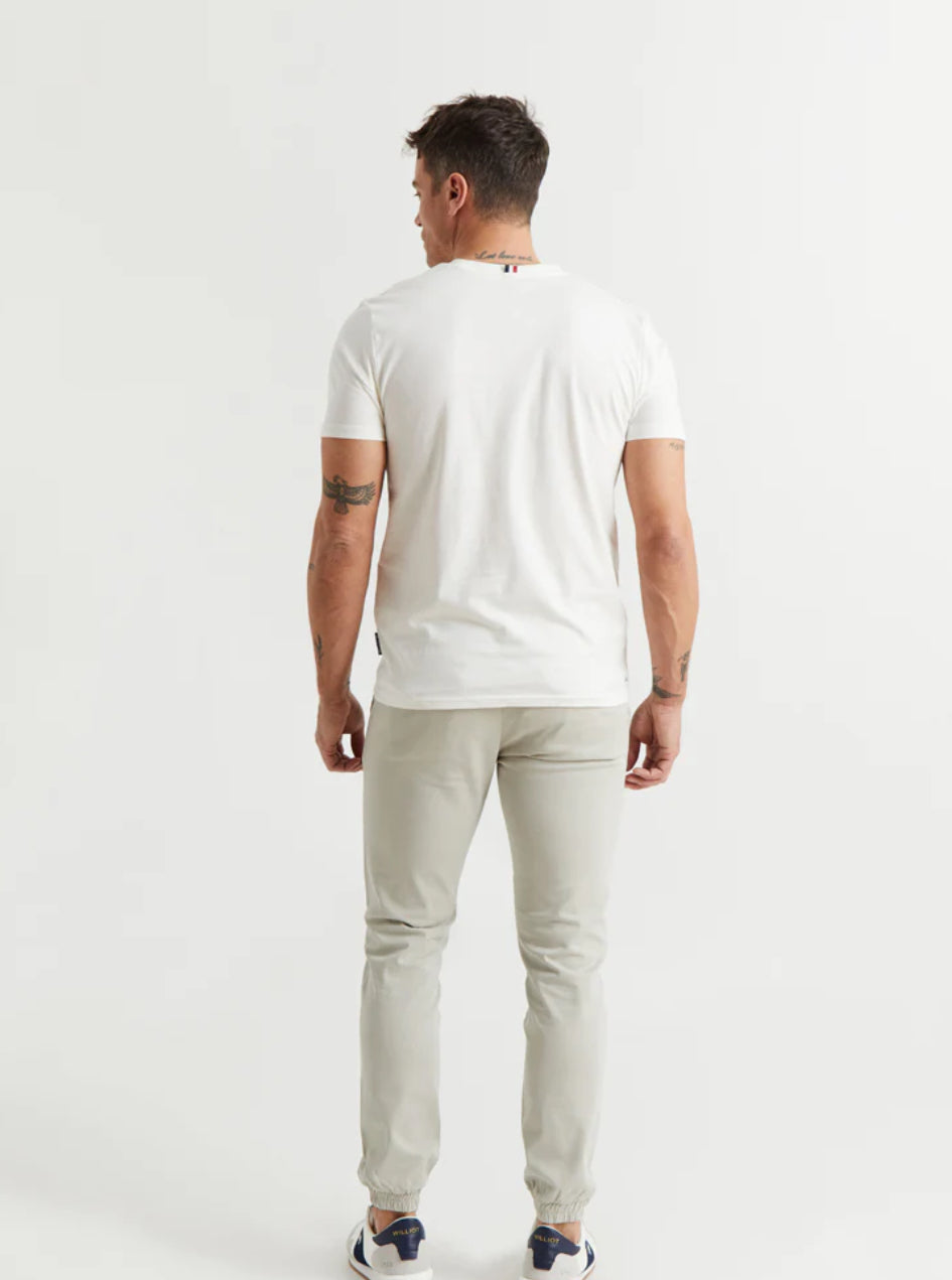CAMISETA LOGO CLÁSICA BLANCO ROTO