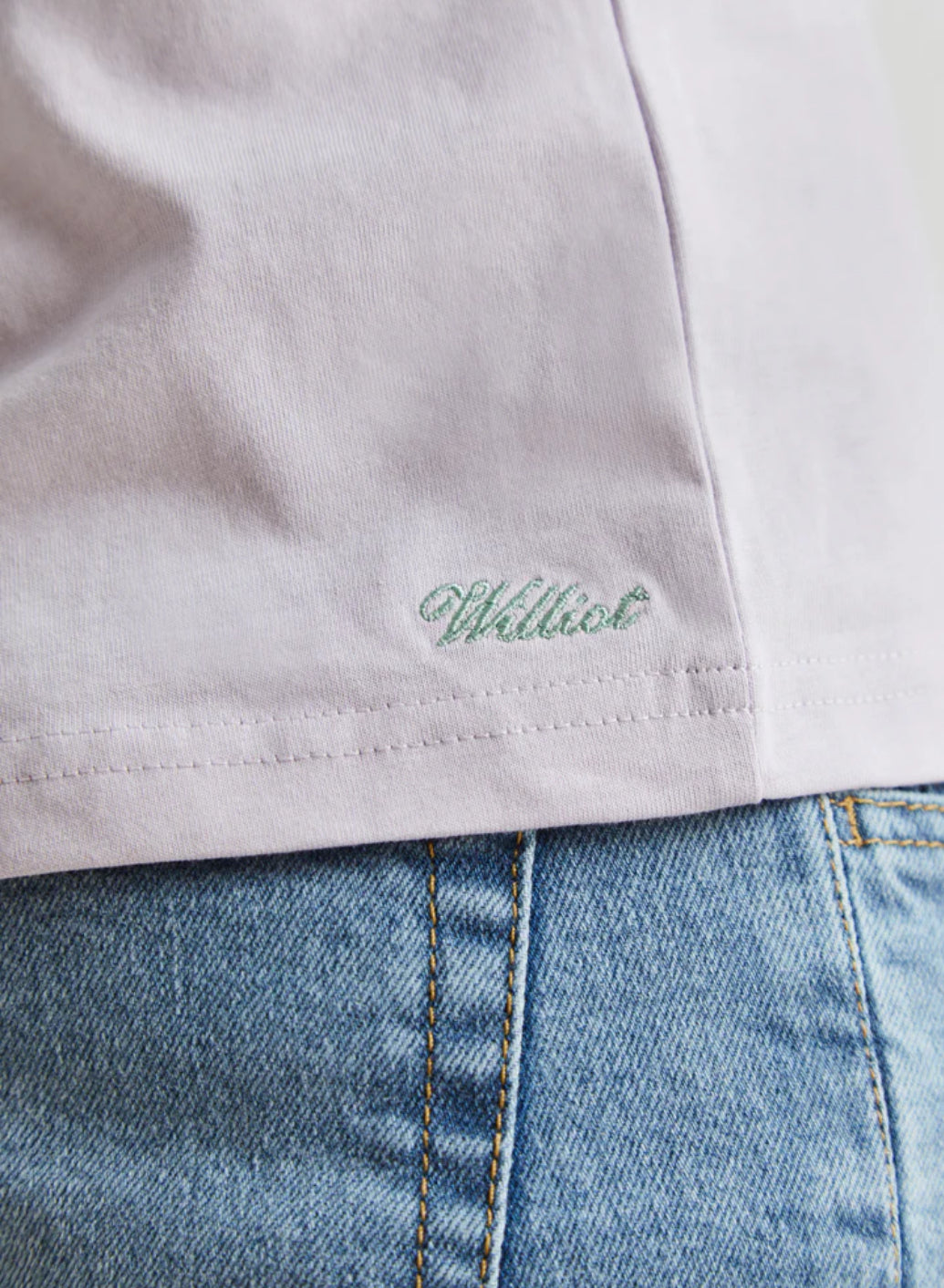 CAMISETA LOGO CLÁSICA MALVA WILLIOT