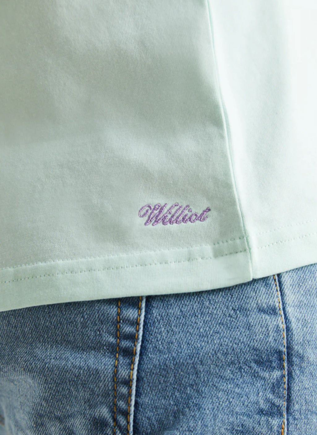 CAMISETA LOGO CLÁSICA TURQUESA WILLIOT