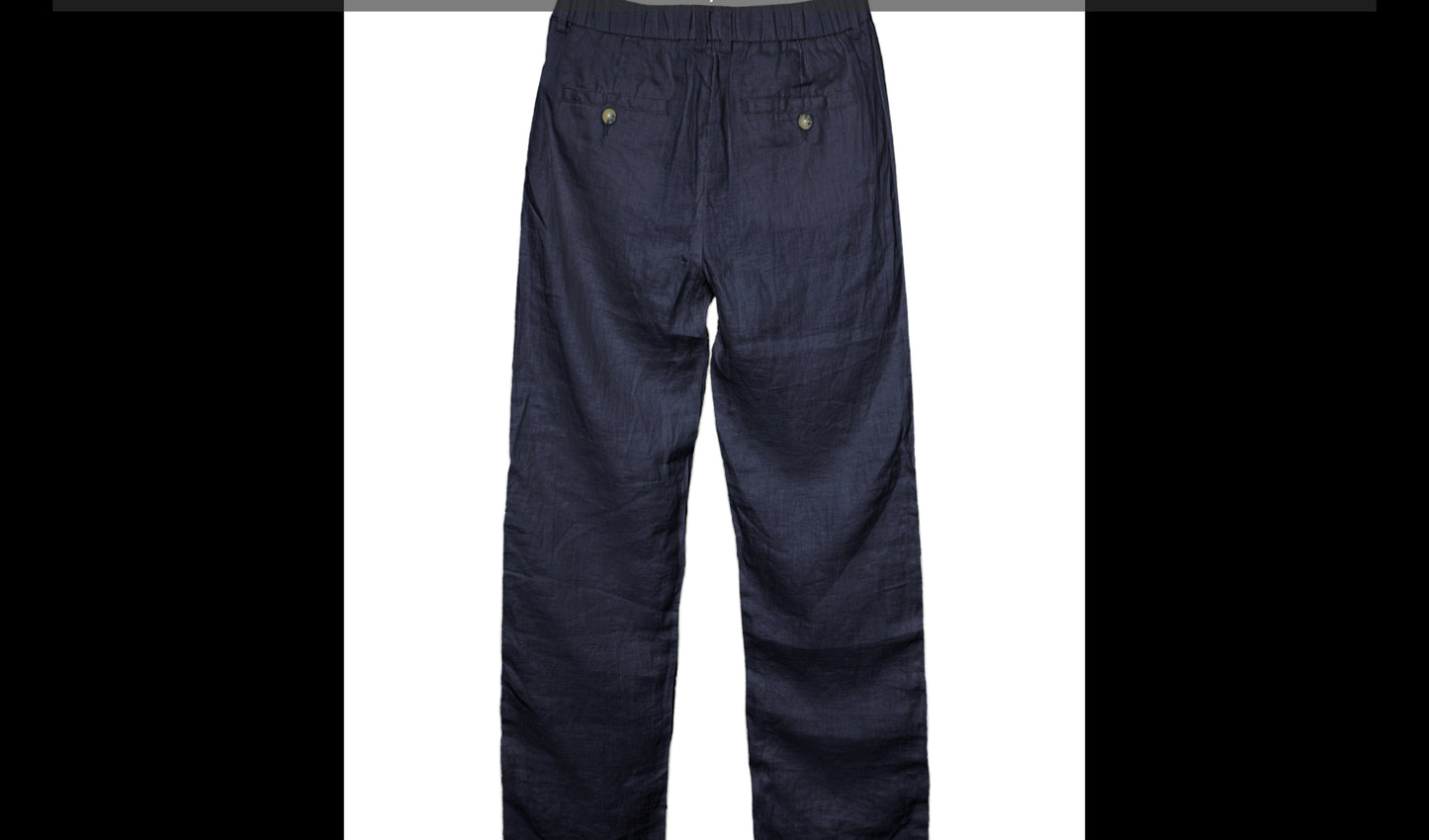 PANTALON LINO CON PINZAS BLUE COAST