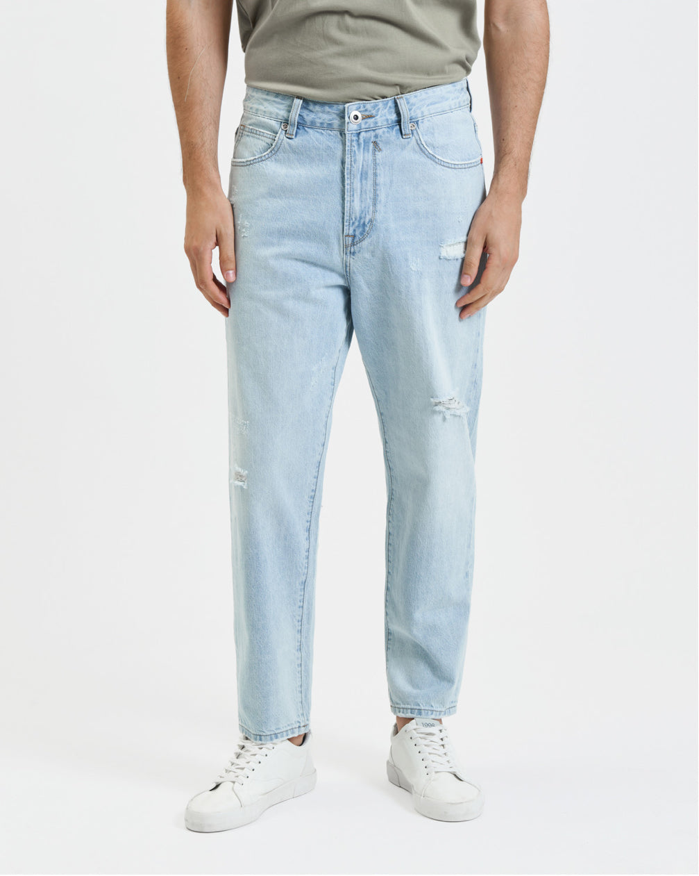 DAD RELAXED FIT LIGHT WASH JEANS GIANNI LUPO