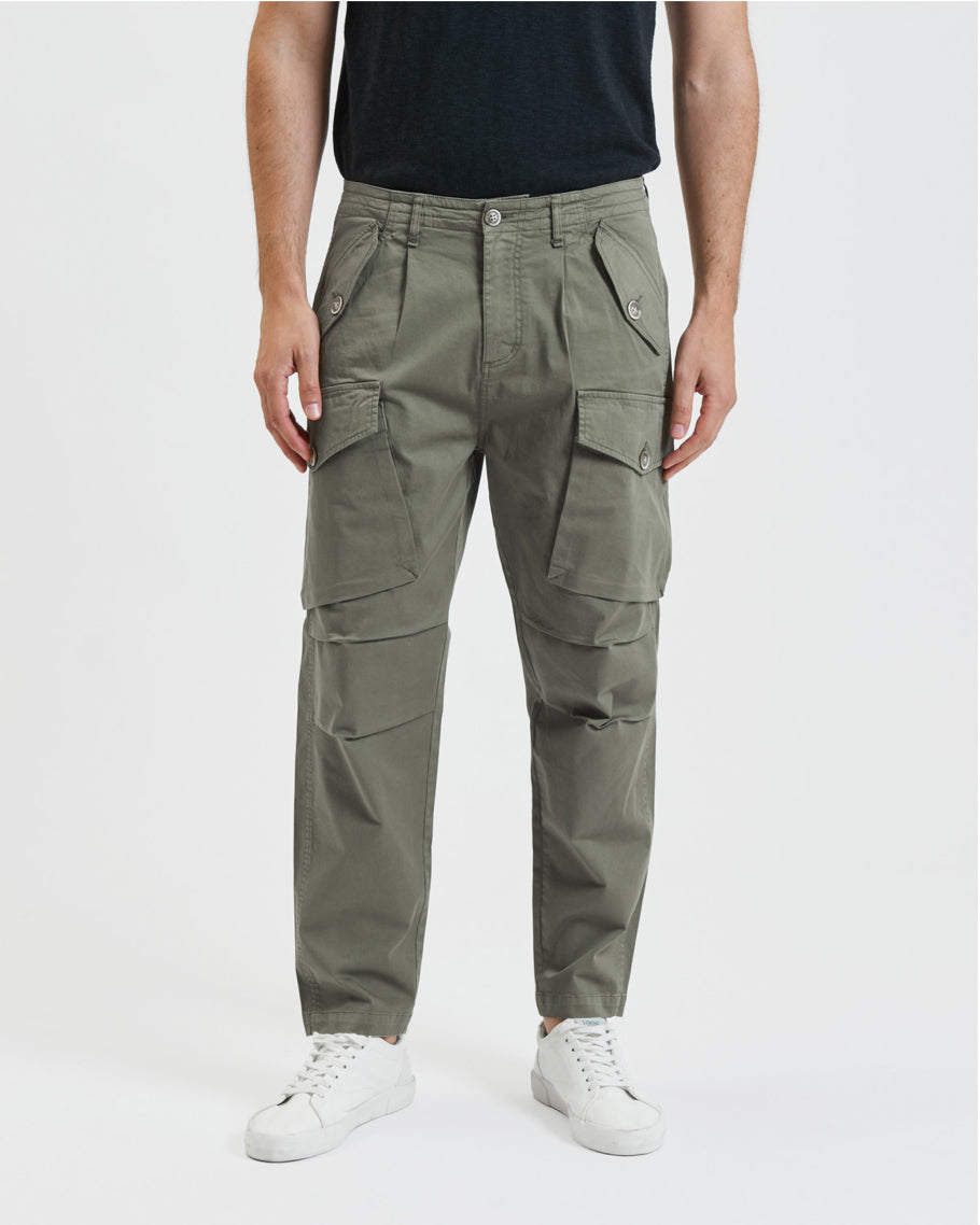 WIDE LEG CARGO TROUSERS GIANNI LUPO