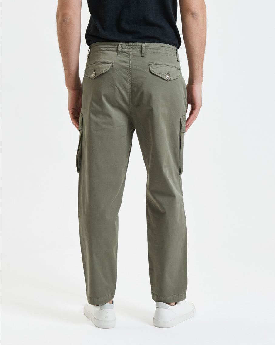 WIDE LEG CARGO TROUSERS GIANNI LUPO