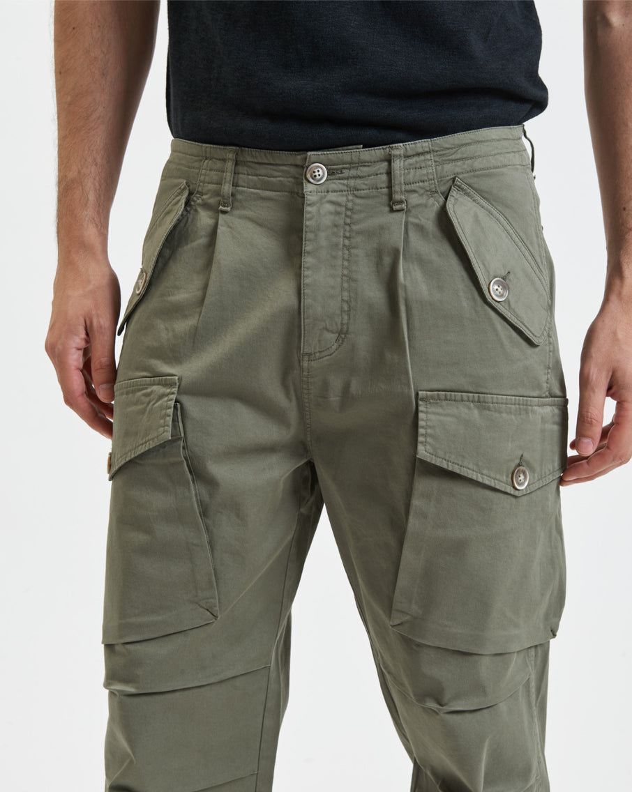 WIDE LEG CARGO TROUSERS GIANNI LUPO