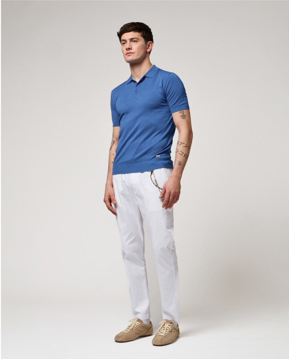 POLO IN MAGLIA MUSCLE FIT GIANNI LUPO