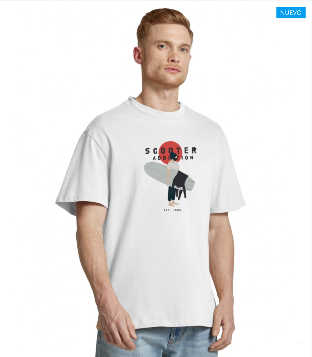 CAMISETA RELAXED FIT RED POINT SCOOTER