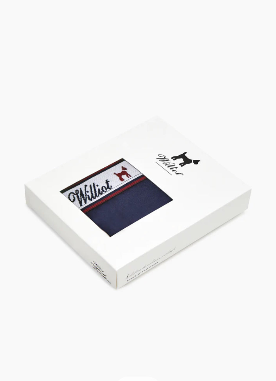BOXER LISO MARINO WILLIOT