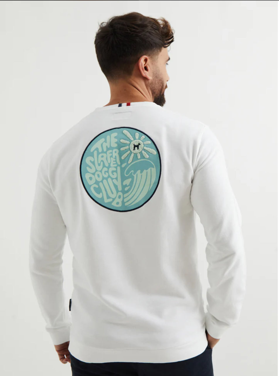 SUDADERA SURFER DOGGY CLUB BLANCA WILLIOT