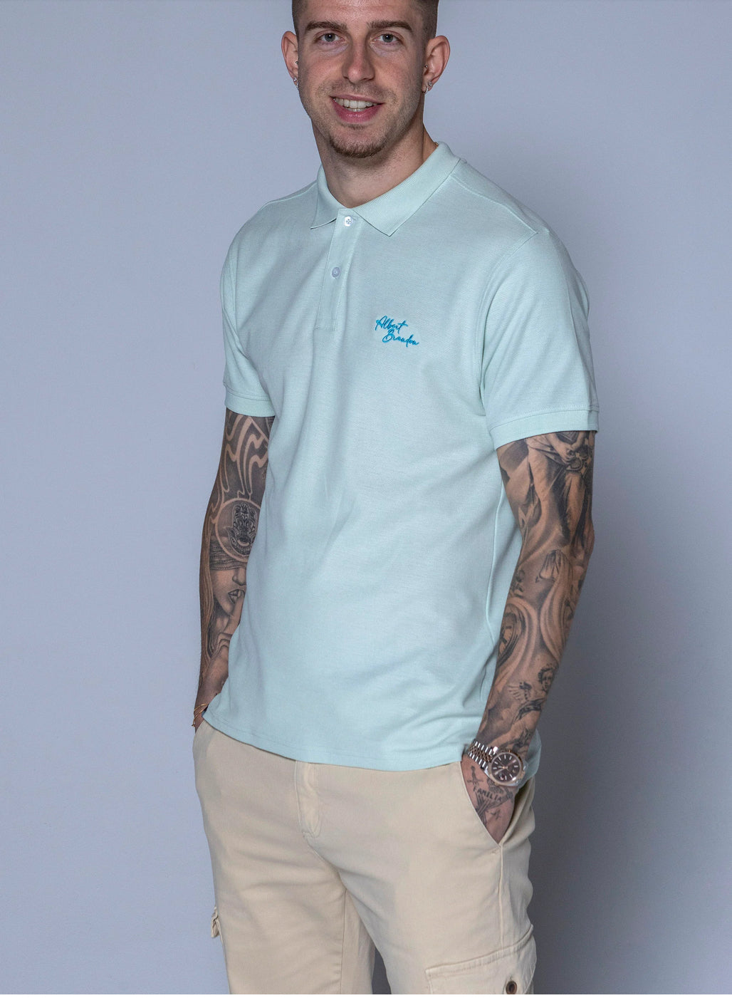 POLO DALTONA VERDE MENTA ALBERT BRANDON