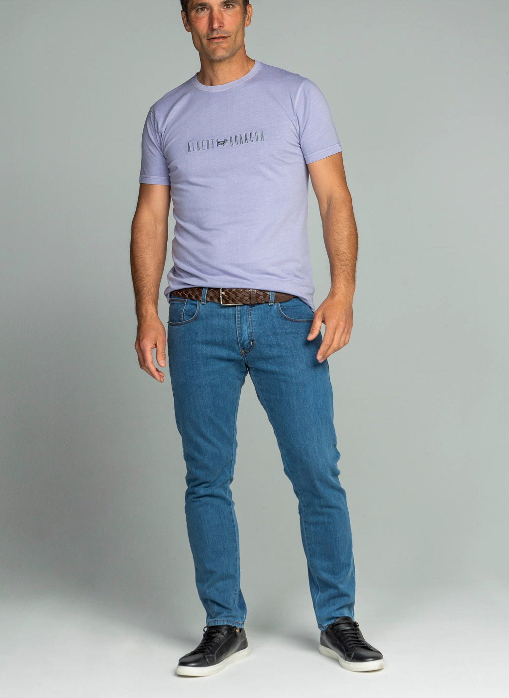 CAMISETA RISEN DELAVADA MALVA ALBERT BRANDON