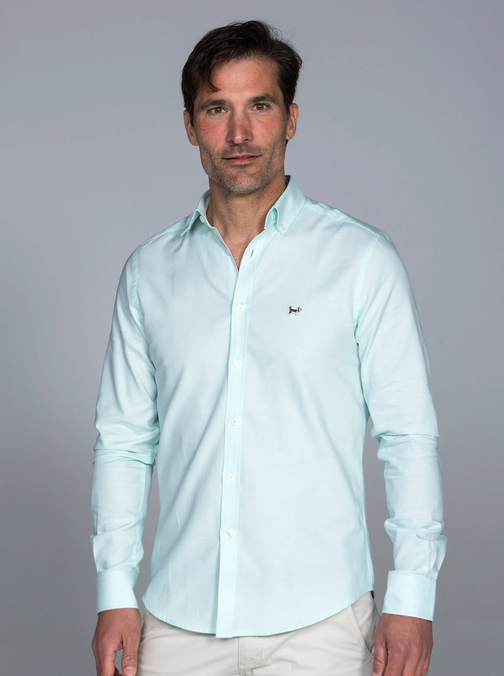 CAMISA MINIOXFORD YALE VERDE PALO ALBERT BRANDON