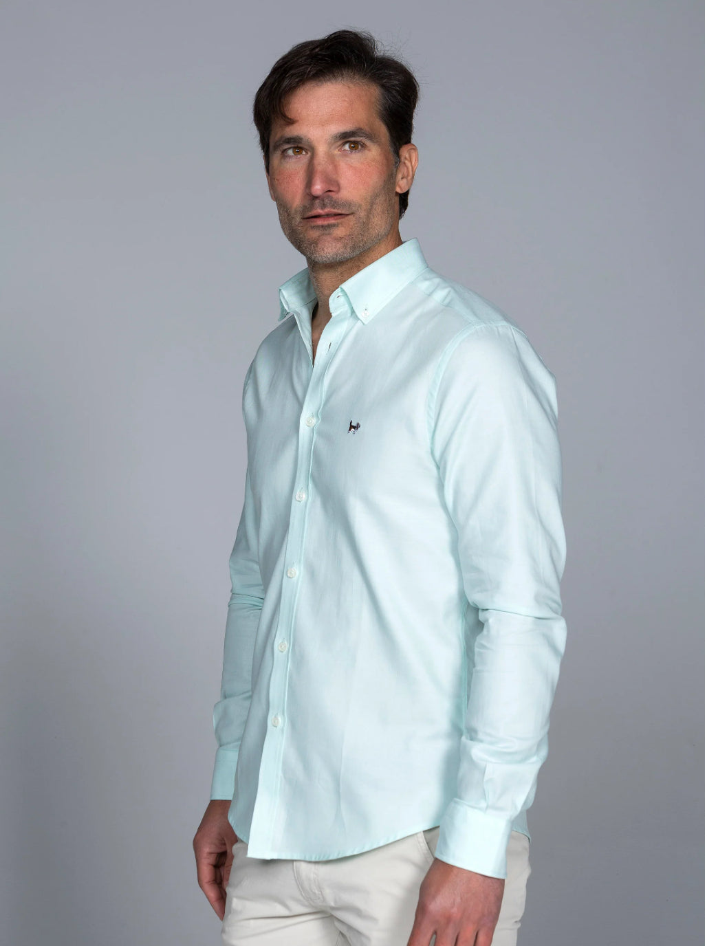 CAMISA MINIOXFORD YALE VERDE PALO ALBERT BRANDON