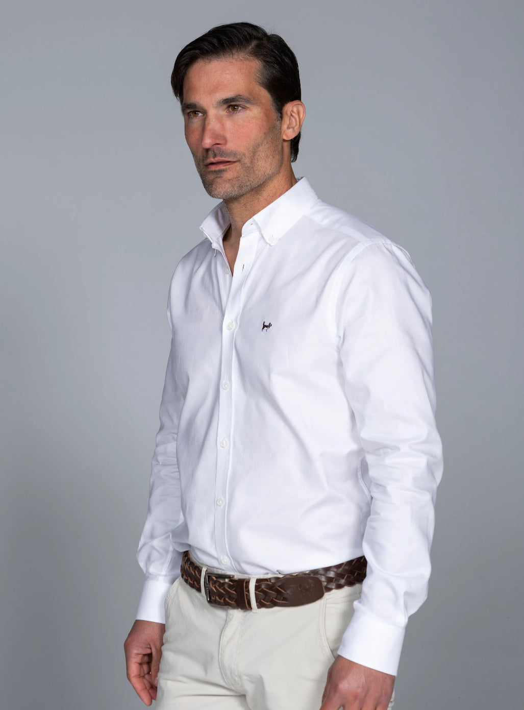 CAMISA MINIOXFORD YALE BLANCO ALBERT BRANDON
