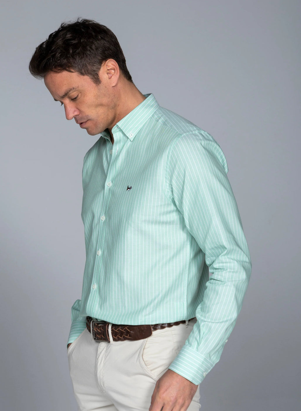 CAMISA MINIOXFORD SPORT YAIZA VERDE ALBERT BRANDON