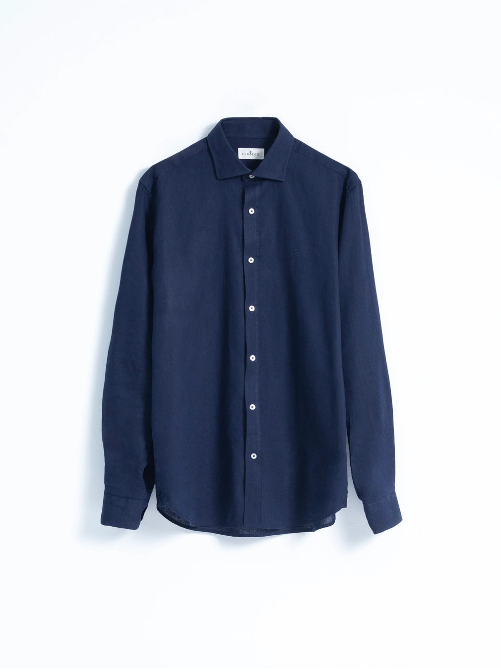 CAMISA LINO CUELLO ITALIANO MARINO PUROEGO