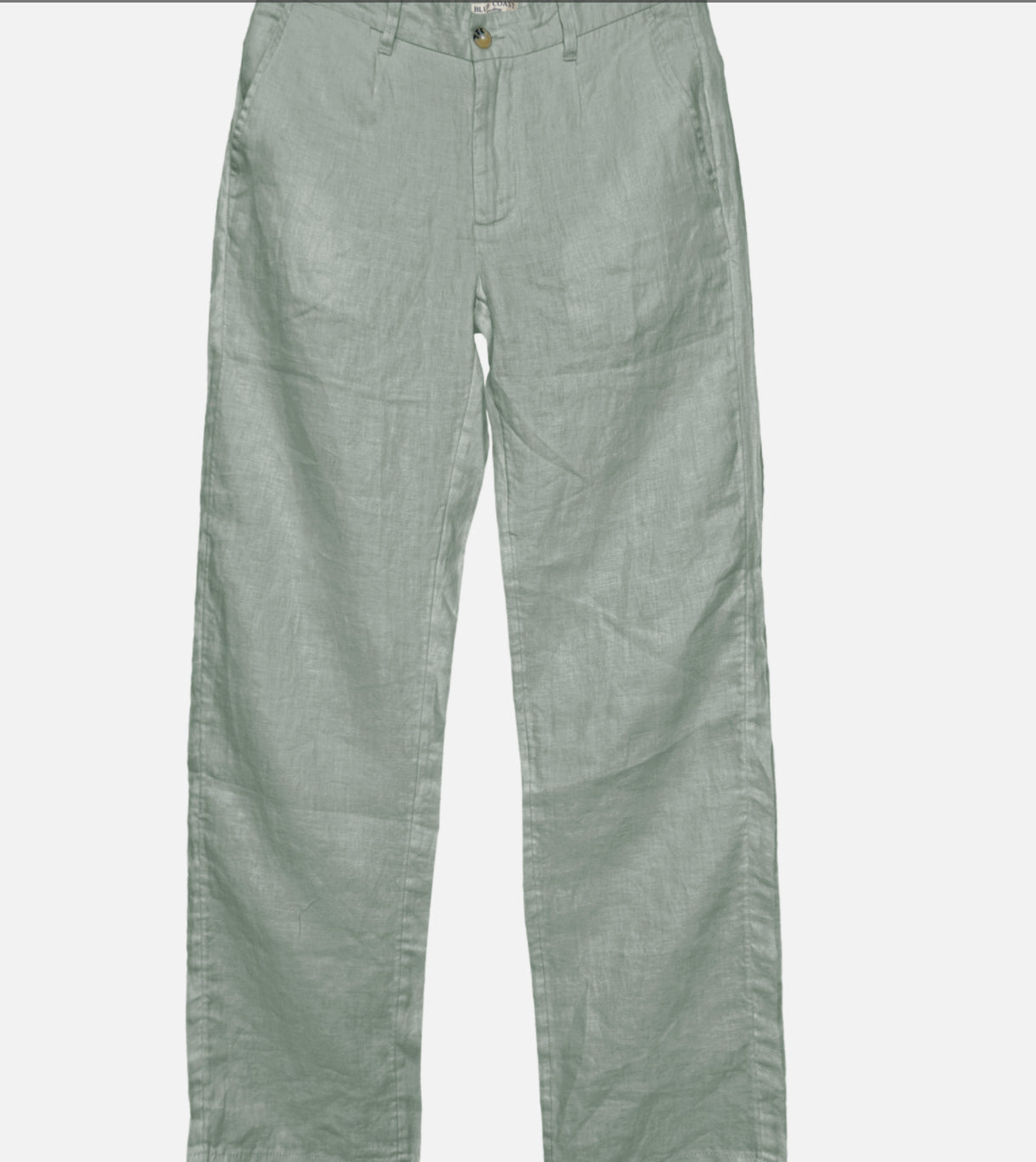 PANTALON LINO CON PINZAS DELANTERAS VERDE BLUE COAST