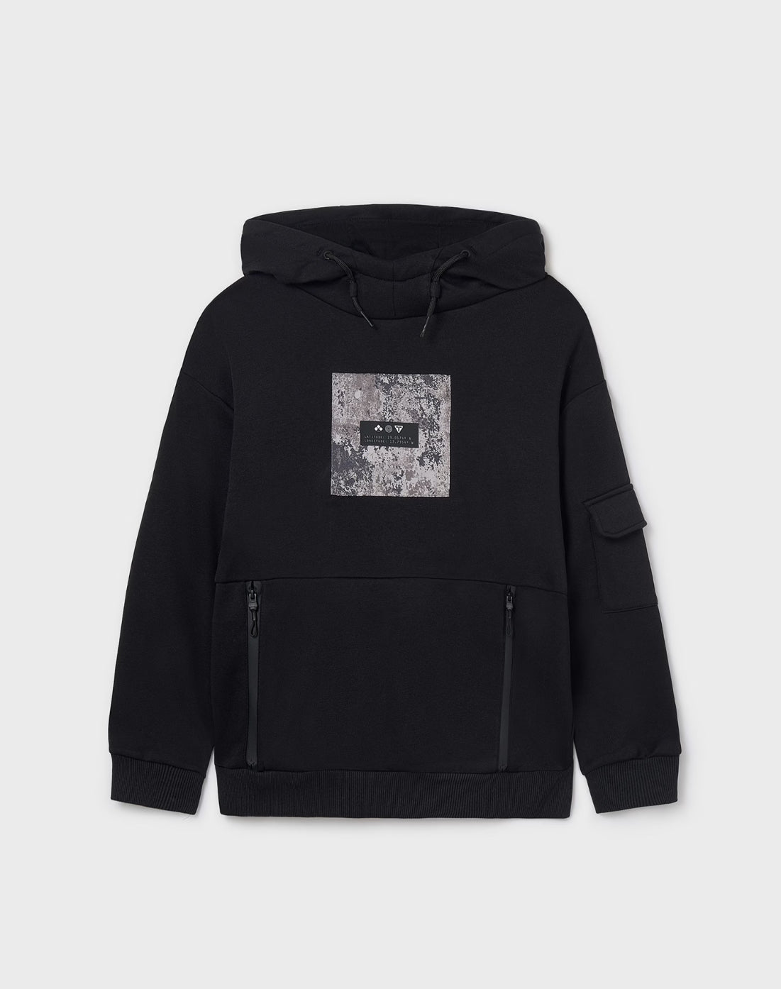 7403 SUDADERA CONTRASTE CHICO NEGRO MAYORAL