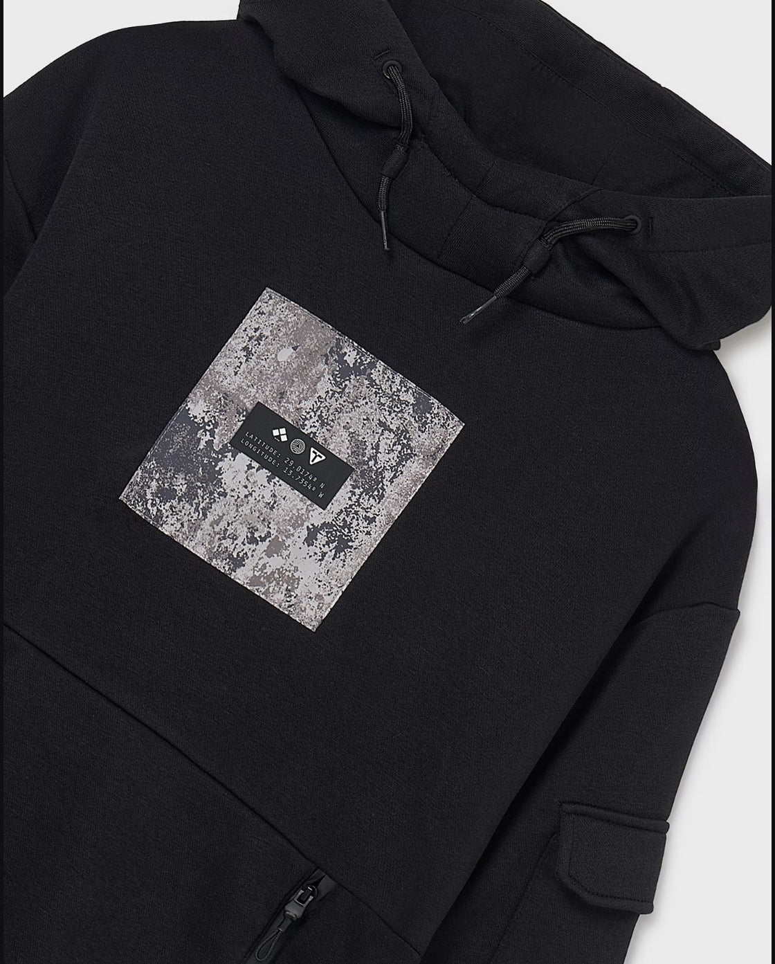 7403 SUDADERA CONTRASTE CHICO NEGRO MAYORAL