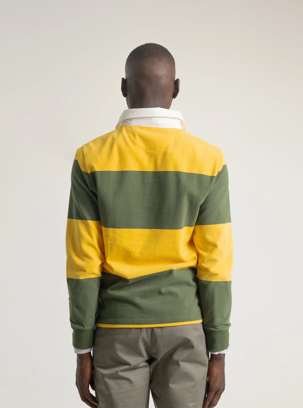 POLO RUGBY RAYAS VERDE PUROEGO