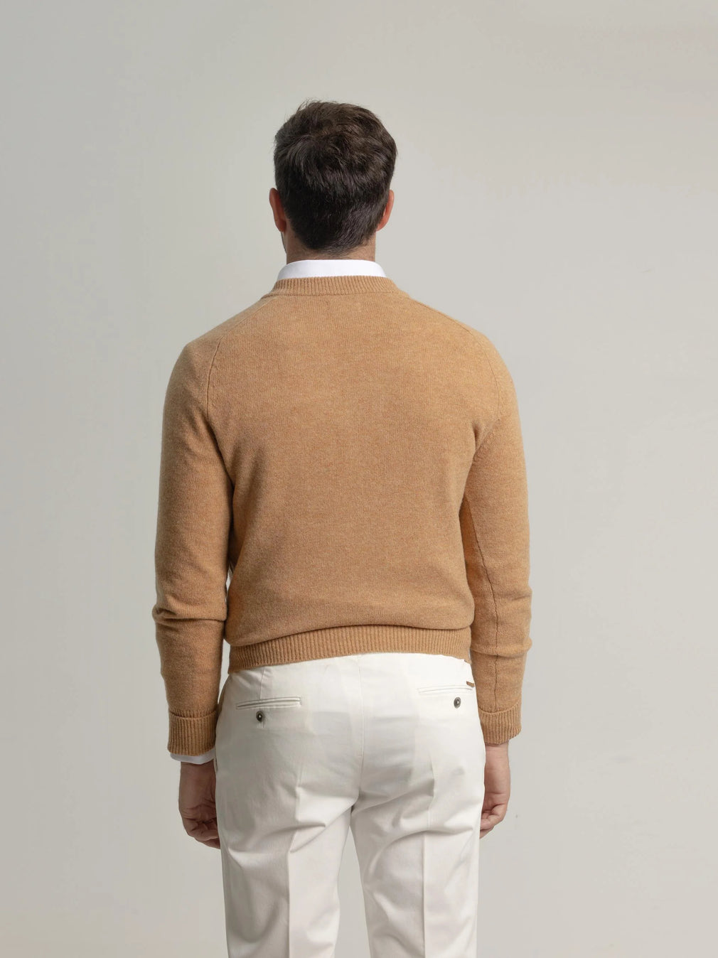 JERSEY CUELLO VINTAGE LANA CAMEL PUROEGO