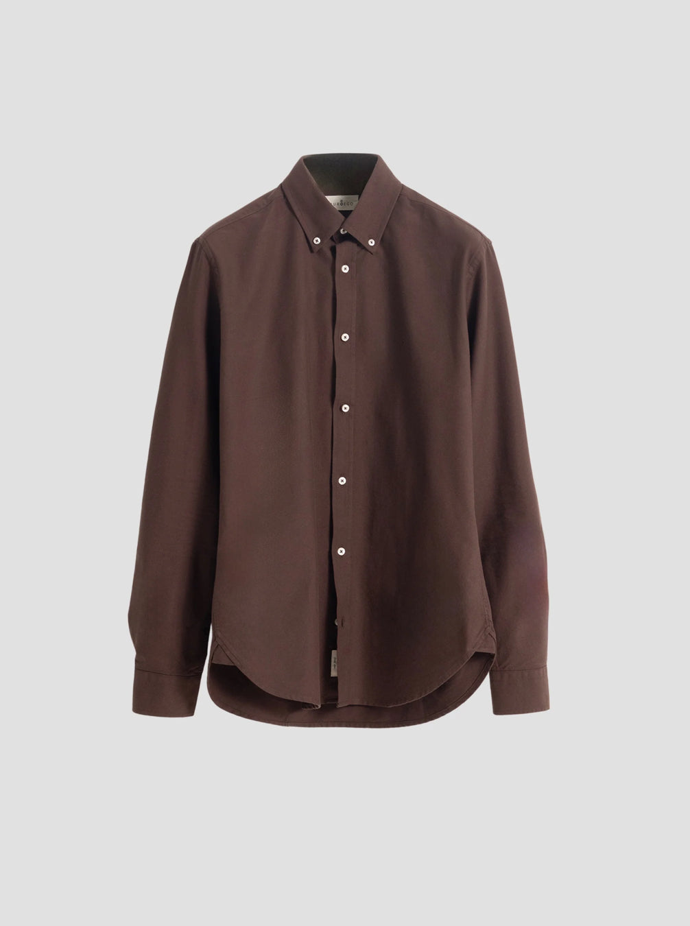 CAMISA OXFORD ALGODÓN CHOCOLATE PUROEGO