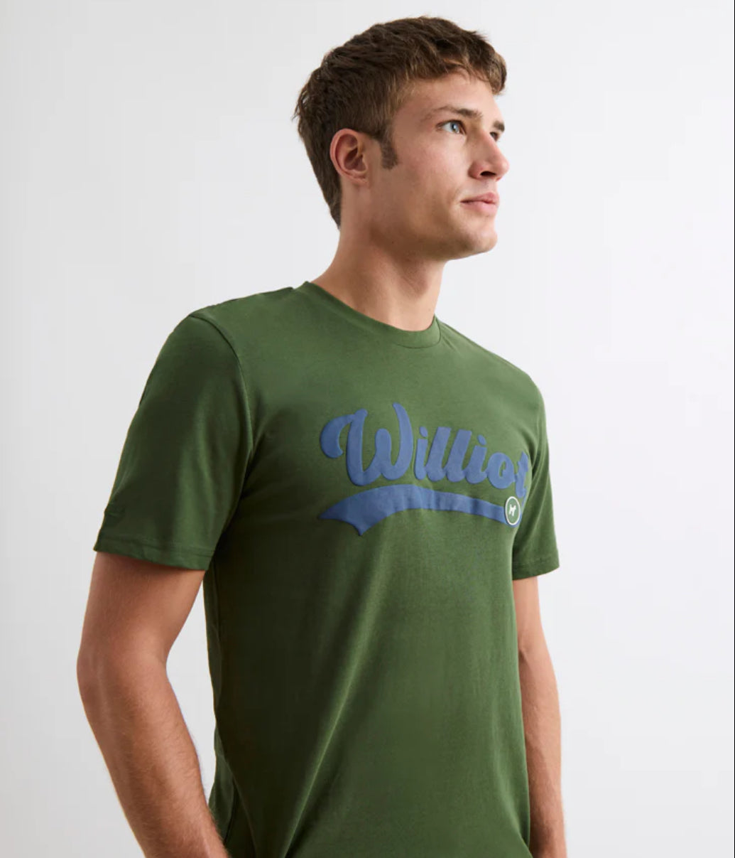 CAMISETA LOGO VINTAGE VERDE WILLIOT