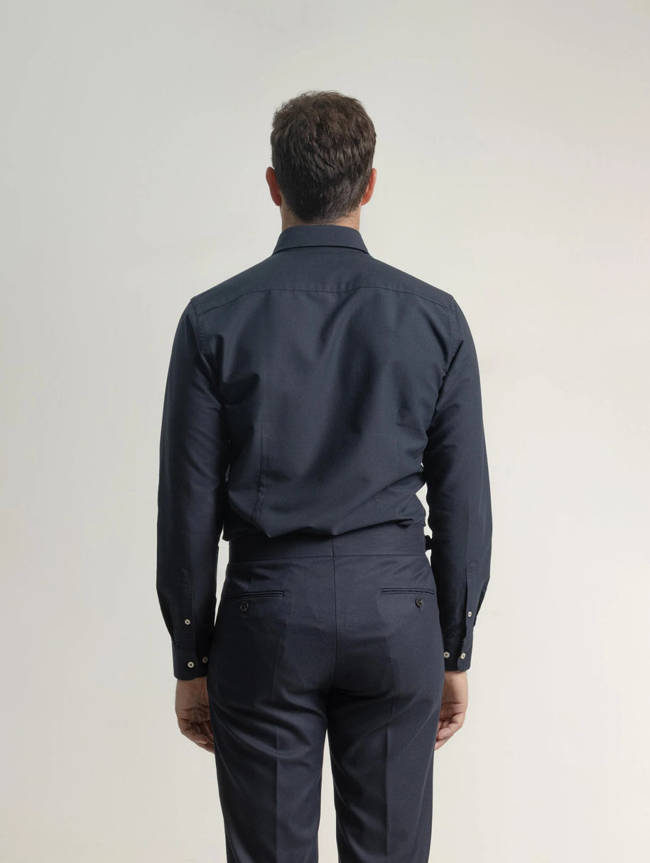 CAMISA OXFORD ALGODÓN MARINO PUROEGO