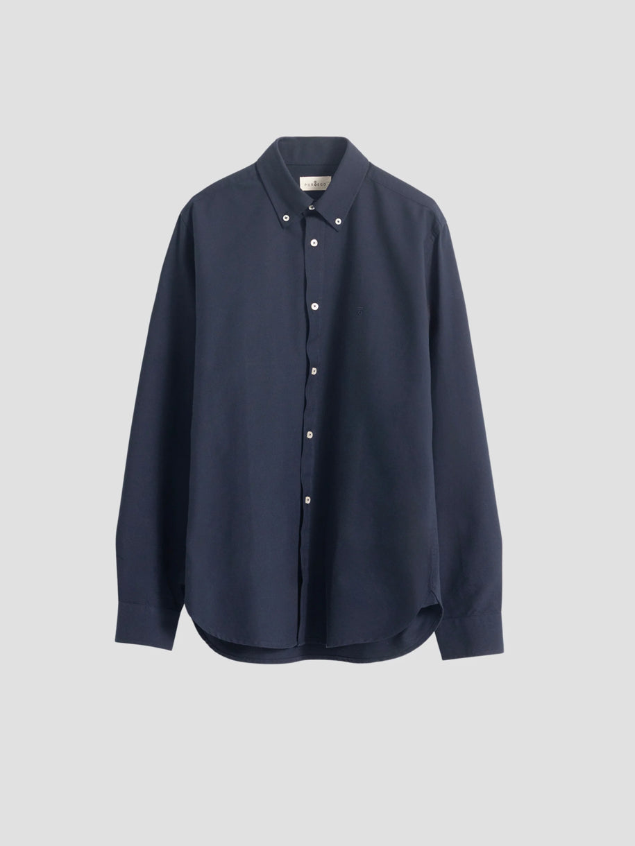 CAMISA OXFORD ALGODÓN MARINO PUROEGO