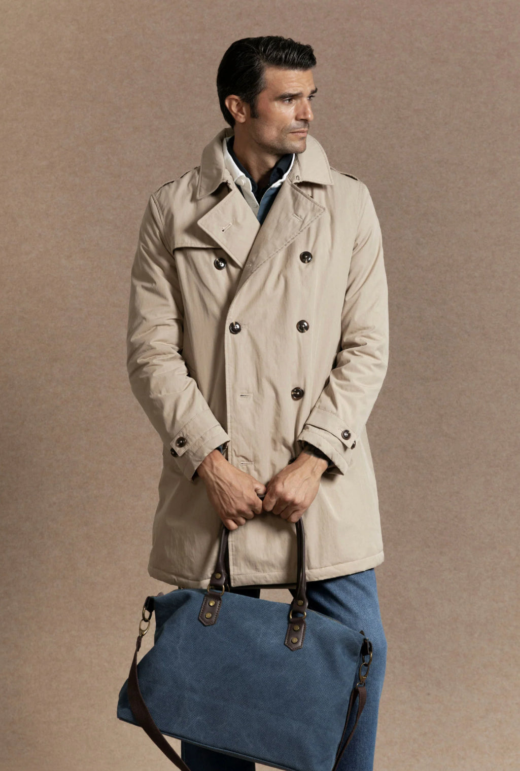 GABARDINA BOTONES HUESO A LA VAQUERA