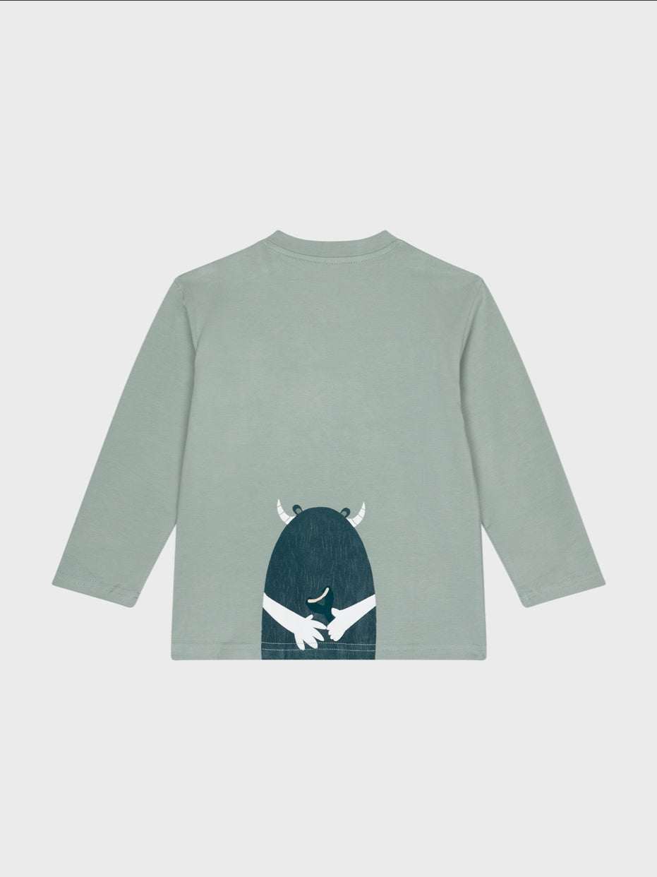 CAMISETA M/L ESTAMPADA ATIVO