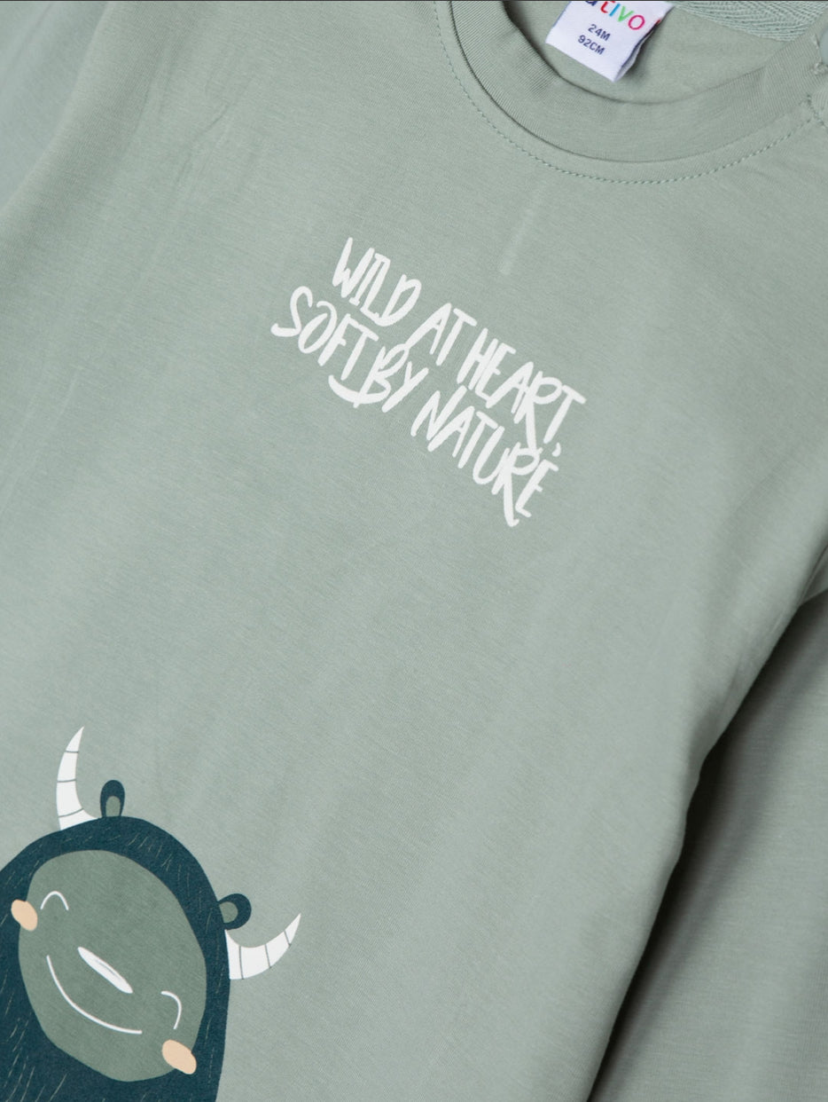CAMISETA M/L ESTAMPADA ATIVO