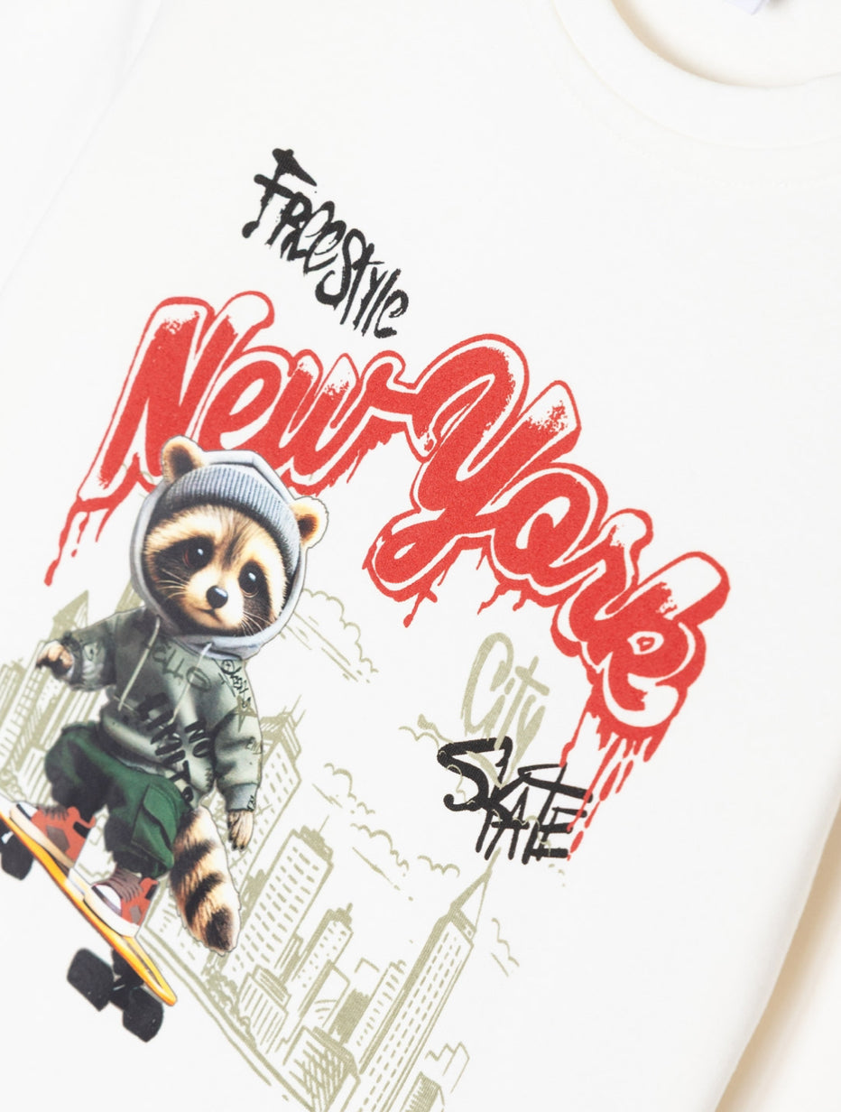 CAMISETA M/L NEW YORK ATIVO