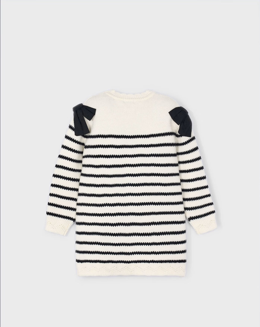 VESTIDO RAYAS LAZO NIÑA MACCHIATO MAYORAL