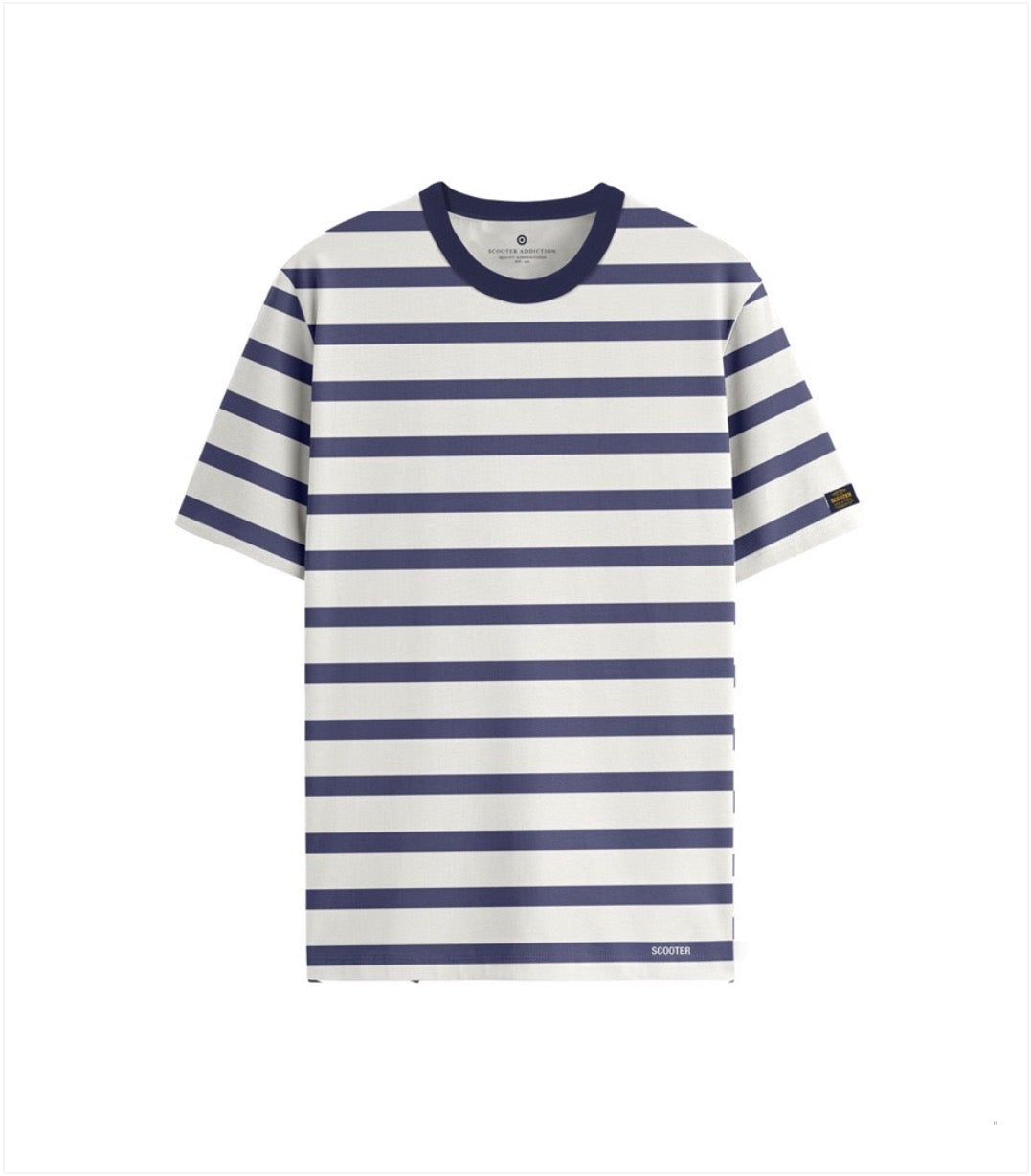 CAMISETA BITONE STRIPE MARINO SCOOTER