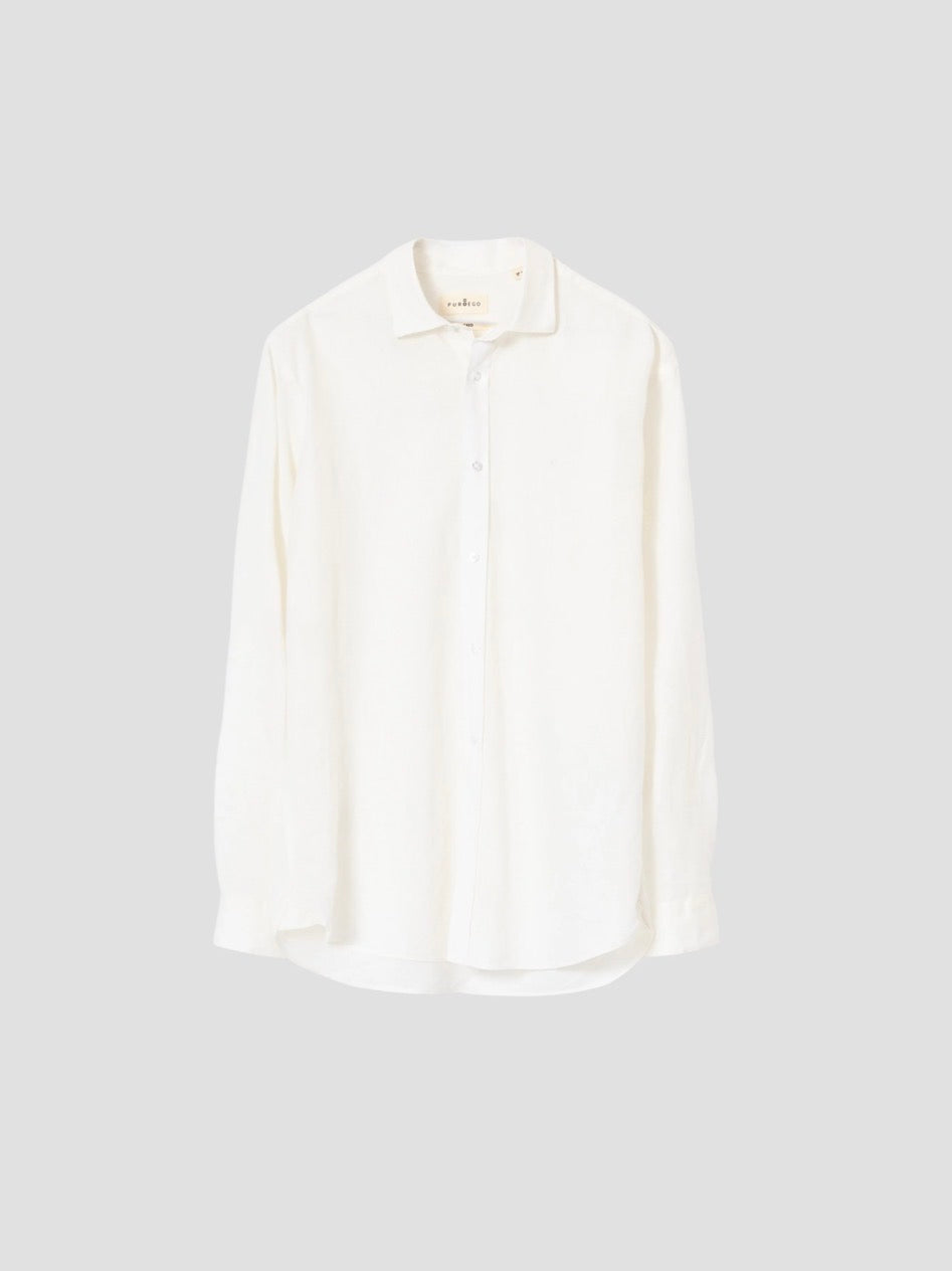 CAMISA LINO BLANCO PUROEGO