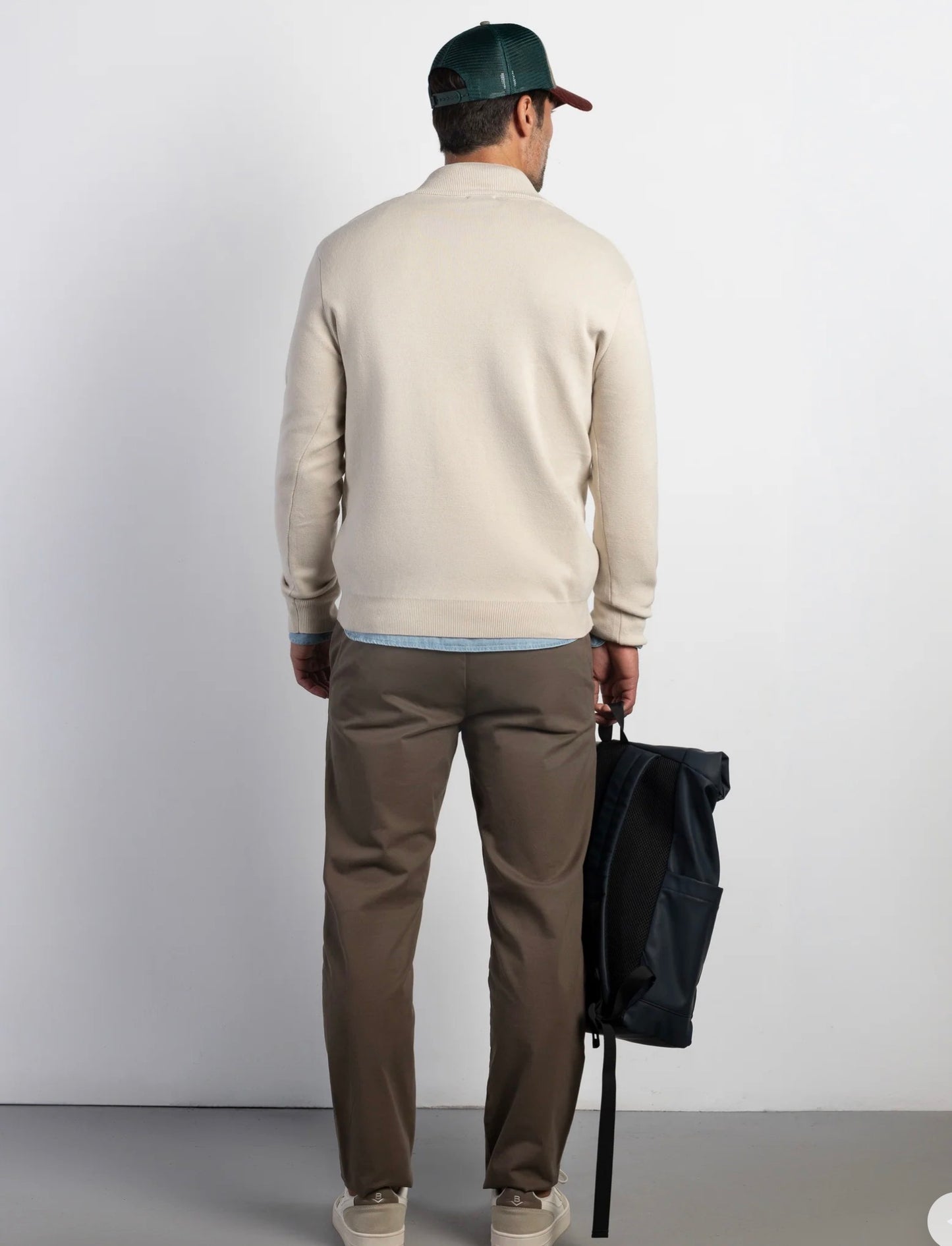 BOSTON PANTALÓN CHINO SLIM FIT MOKA