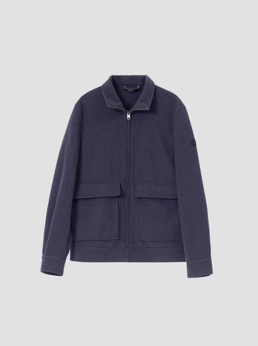PUROEGO CAZADORA HARRINGTON BOLSILLOS MARINO