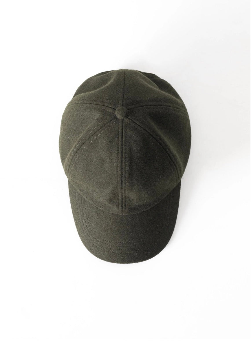 PUROEGO GORRA LANA VERDE OSCURO