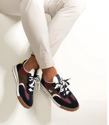 SNEAKER URBAN MULTICOLOR BURDEOS