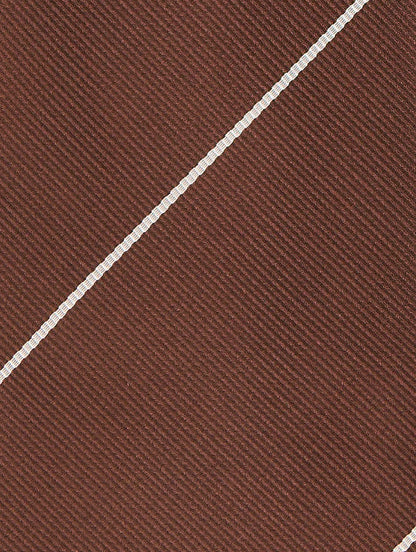 CORBATA REGIMENTAL MARRÓN PUROEGO