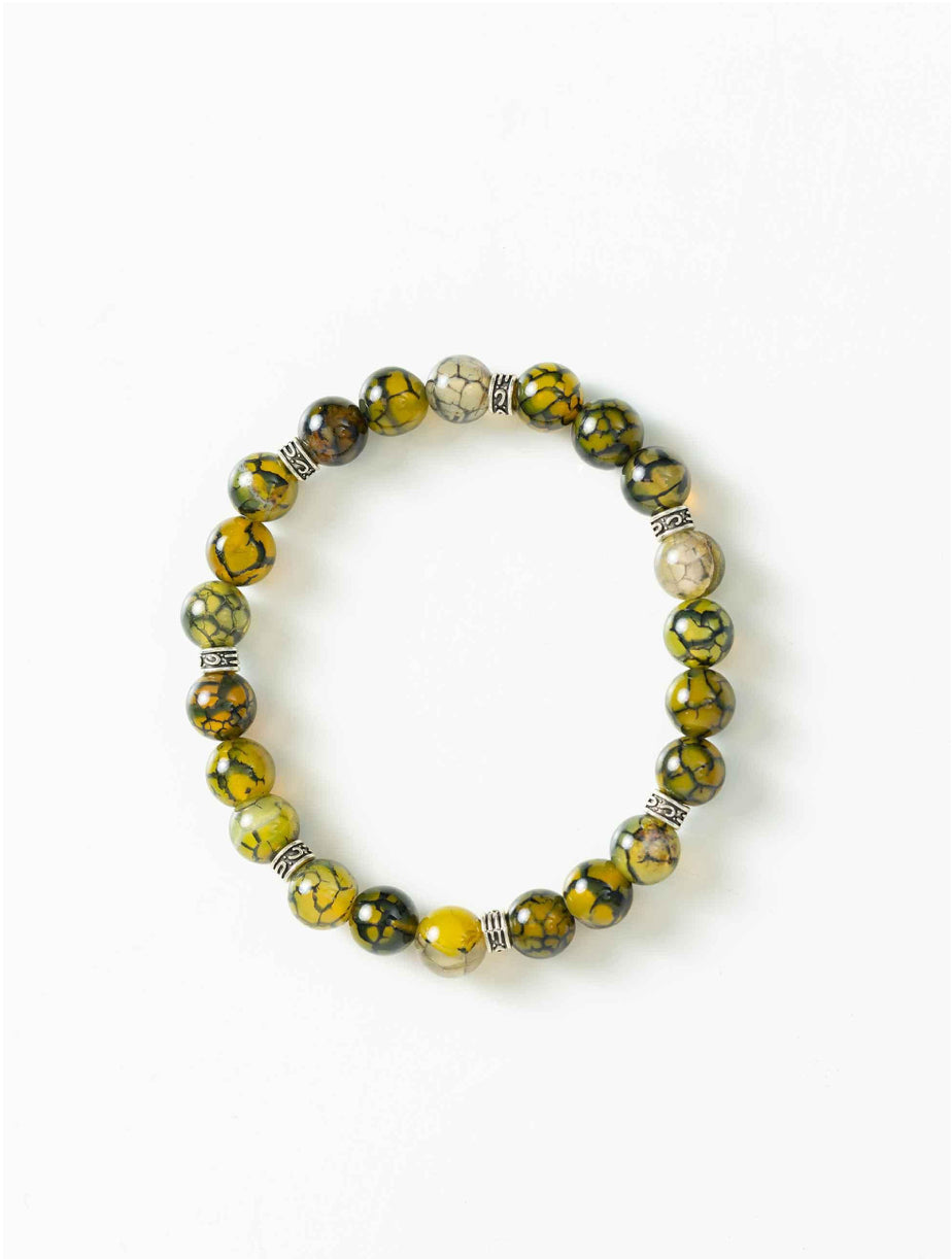 PULSERA PIEDRAS AMARILLA PUROEGO