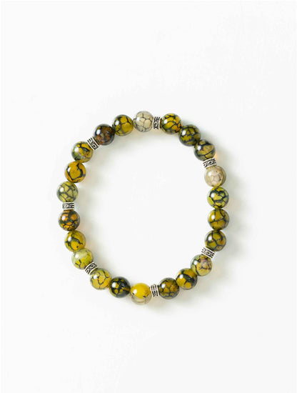 PULSERA PIEDRAS AMARILLA PUROEGO