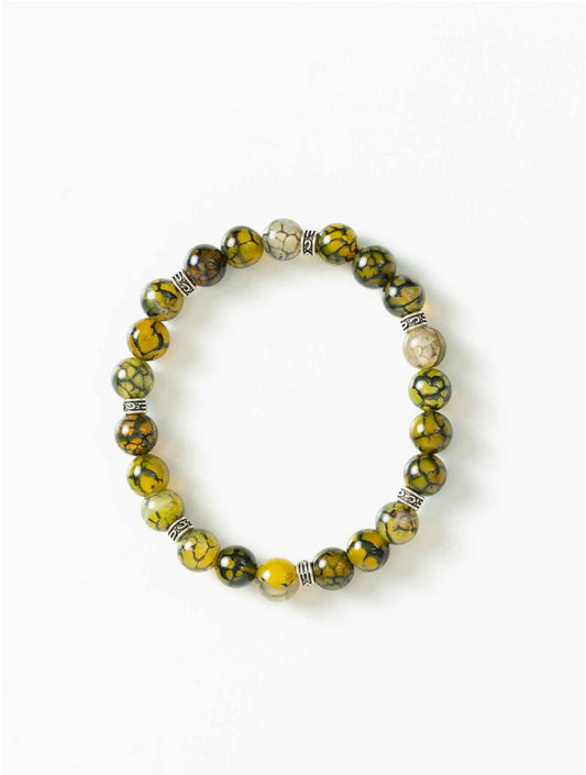 PULSERA PIEDRAS AMARILLA PUROEGO