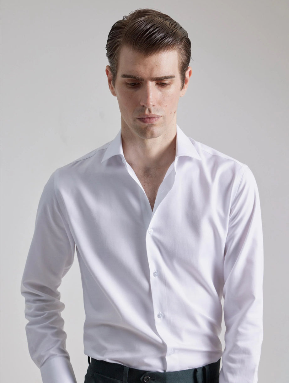 CAMISA TWILL VESTIR BLANCA PUROEGO