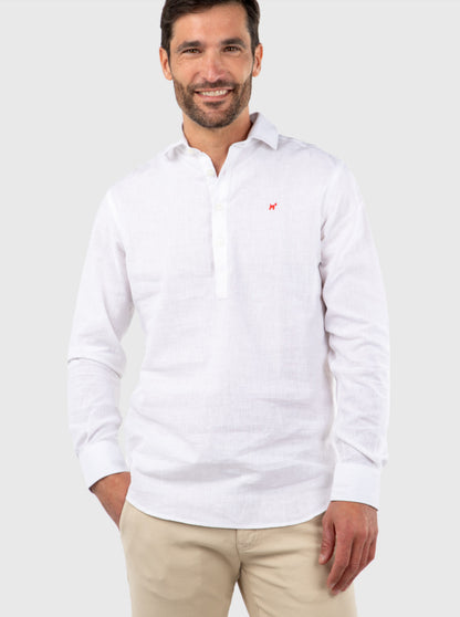 CAMISA POLERA LINO BLANCA WILLIOT